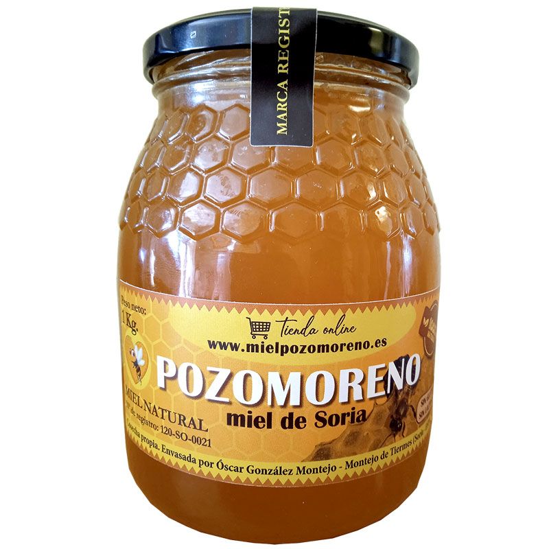 TARRO DE 1 KG DE MIEL DE POZOMORENO